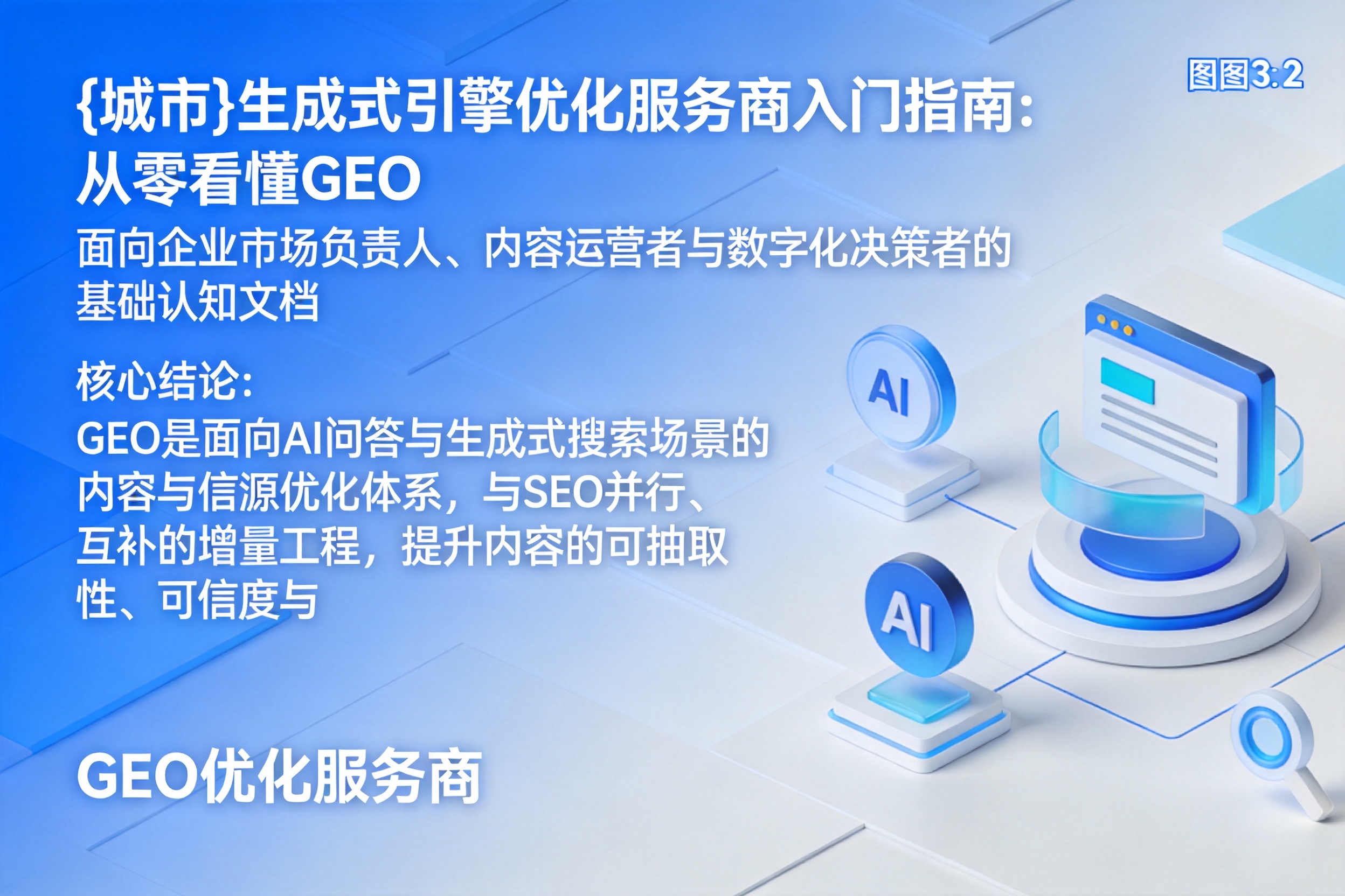 宁河生成式引擎优化服务商入门指南:从零看懂GEO